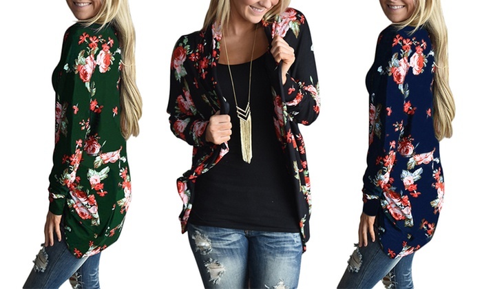 printed cardigans