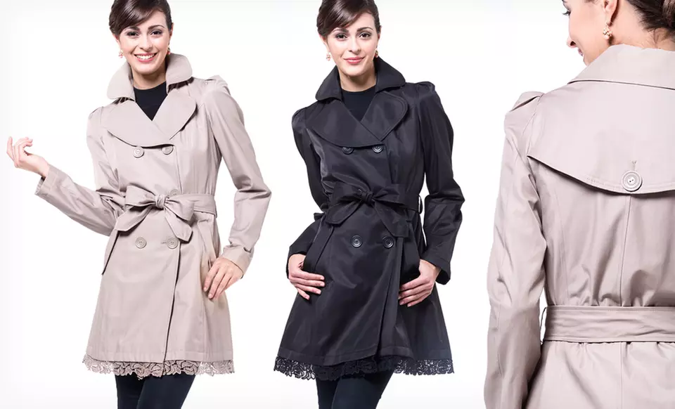 Betsey Johnson Trench Coats (Up to 72% Off). 5 Styles Available. Free Shipping and Returns. - Second Medium