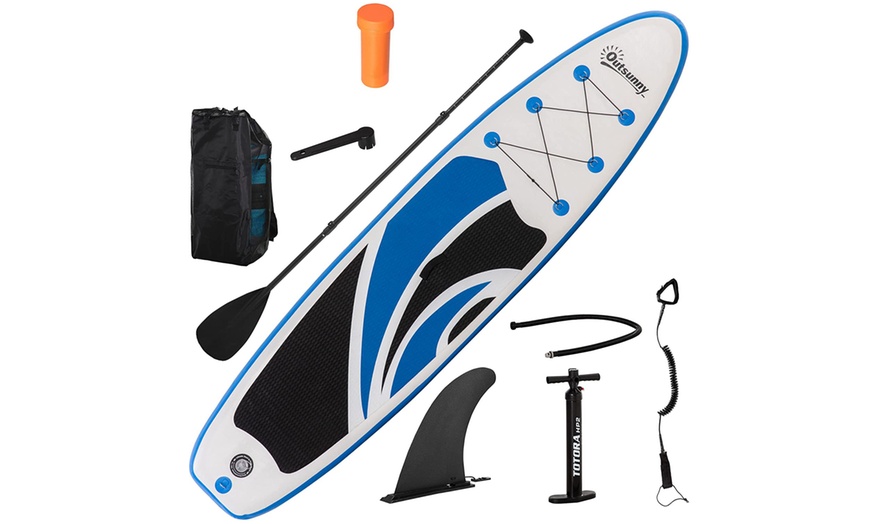 Image 2: Outsunny Inflatable Paddle Boards