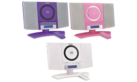 Giradischi retrò indipendente Denver MC-5220 con o senza supporto muro, disponibile in 3 colori