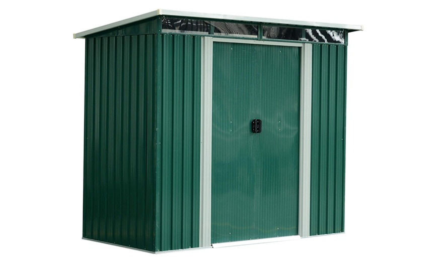 Image 46: Outsunny Lockable Garden Shed