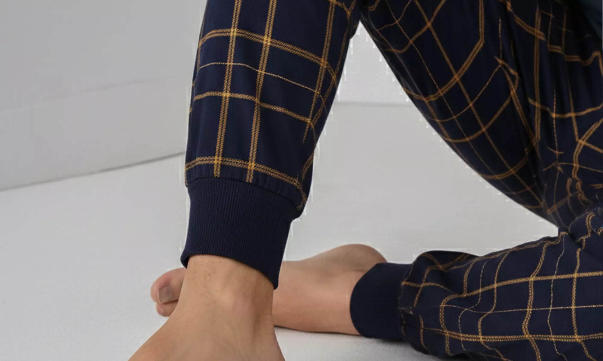 Navigare Herren-Pyjama aus Baumwolle