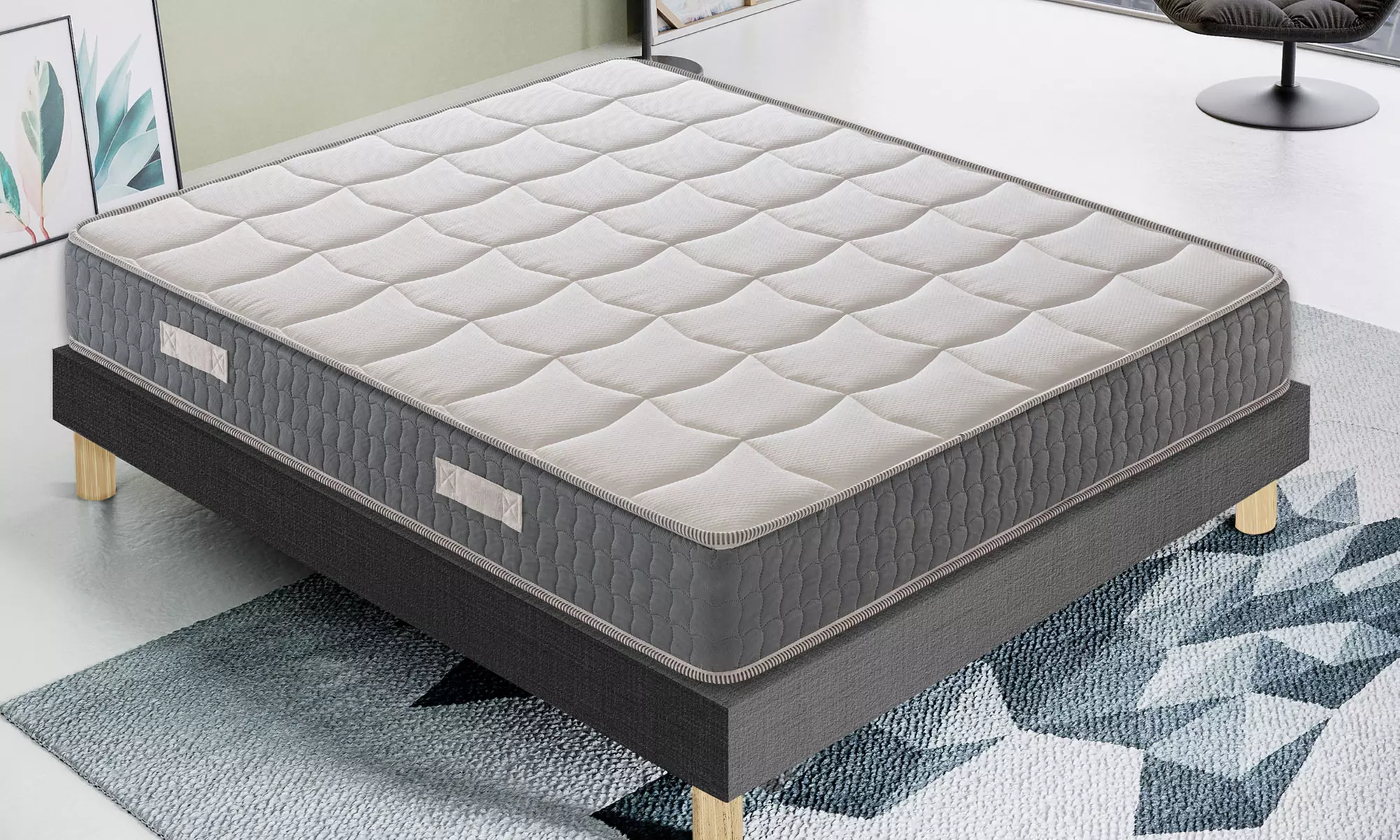 Matelas à mémoire de forme "Delphine" double confort, taille au choix, livraison offerte - Primary Image