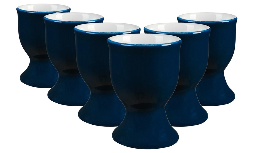 Image 5: Pack of Six Argon Tableware Glazed Egg Cups
