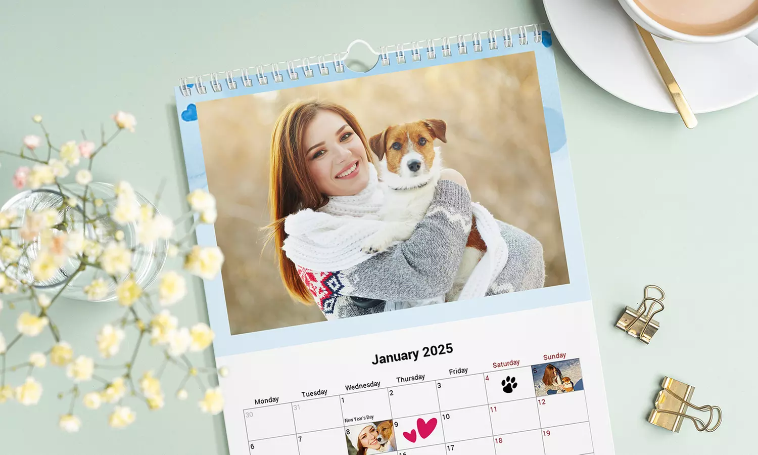Calendriers personnalisés A4 : une touche unique pour chaque mois