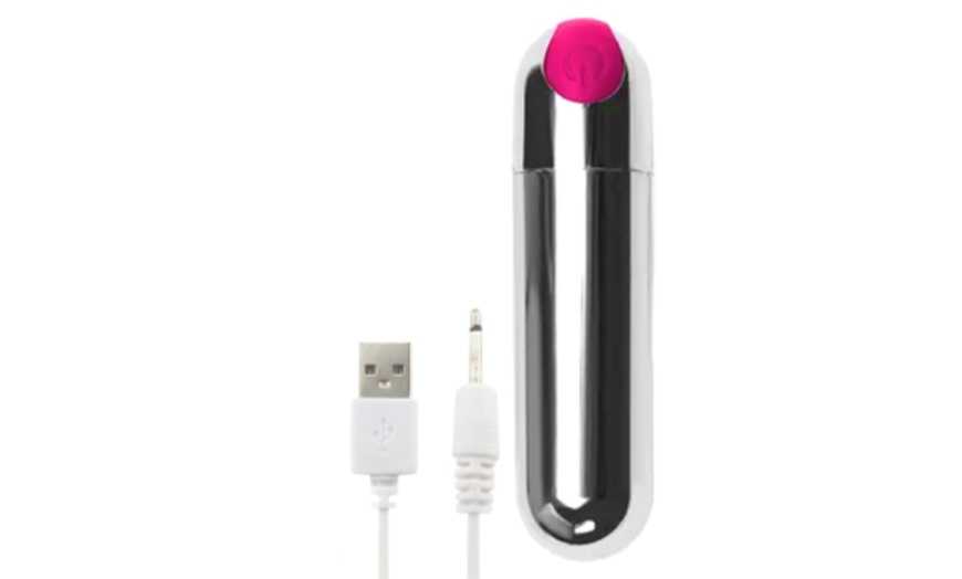 Image 3: USB Rechargeable Vibrating Bullet