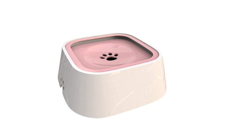 Image 3: Splash-Free Floating Pet Bowl