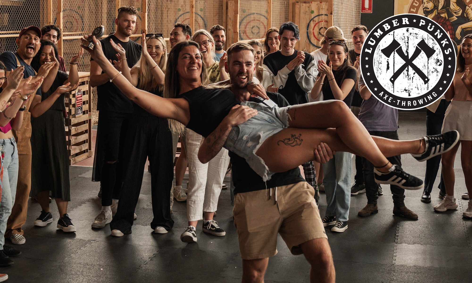 90-Minute Axe Throwing with Personalized Coaching & Private Lanes
