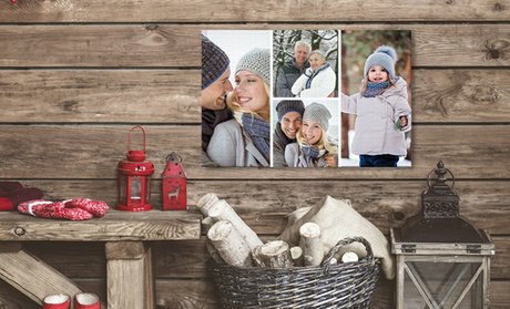 Customized Gallery-Wrapped Canvas Collage