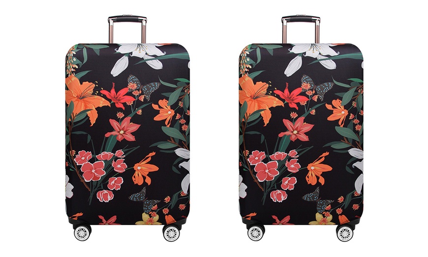 Image 6: One or Two Dust-Resistant Elasticated Suitcase Covers