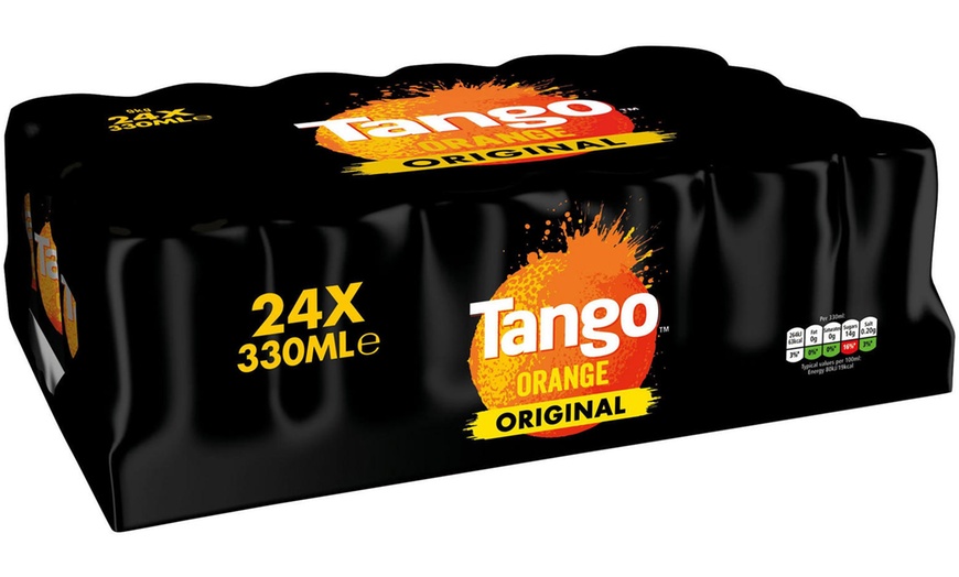 Image 1: 24 Cans of Tango Orange 330 ml