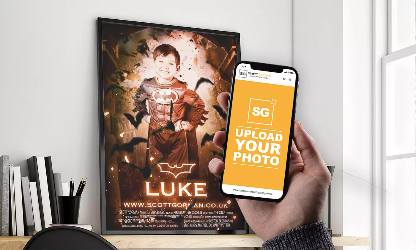 Personalised Digital Kids Superhero Poster from Scott Gorman Photography & Design (74% Off) - Primary Image