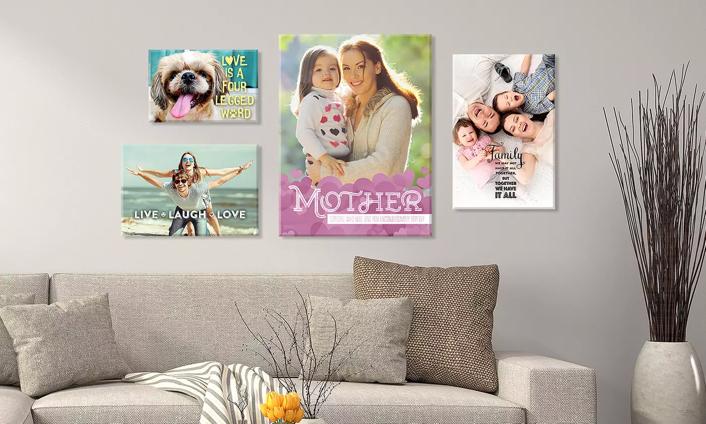 Personalized Canvas Print with Customizable Text (Up to 80% Off)  - Primary Image