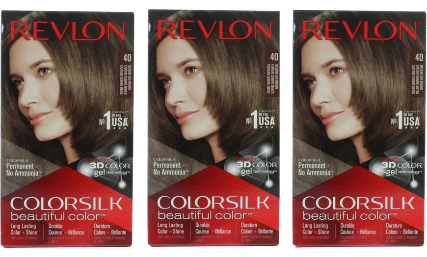 Image 15: Revlon Colorsilk Permanent Hair Colour Three-Pack