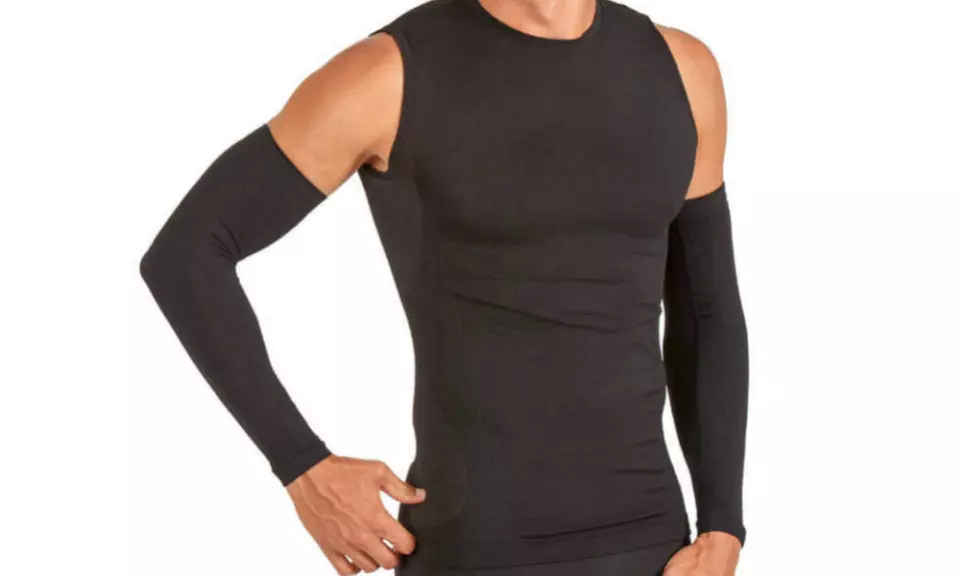 Sport Pro Men's Compression Therapy Arm Sleeves (Set of 2) - Primary Image