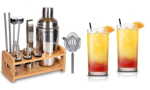 Barman Kit with Wooden Base