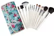 Alayna Professional Cosmetic Brush Kit with Travel Pouch (12-Piece) - Second Medium