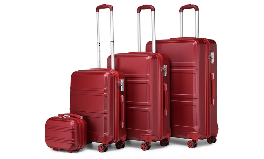 Image 25: Individual or 4 piece set of Miss Lulu suitcases