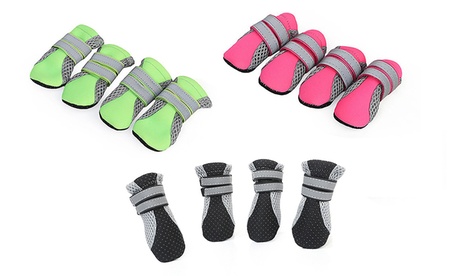 Chaussures de protection pour chiot avec bande réfléchissante