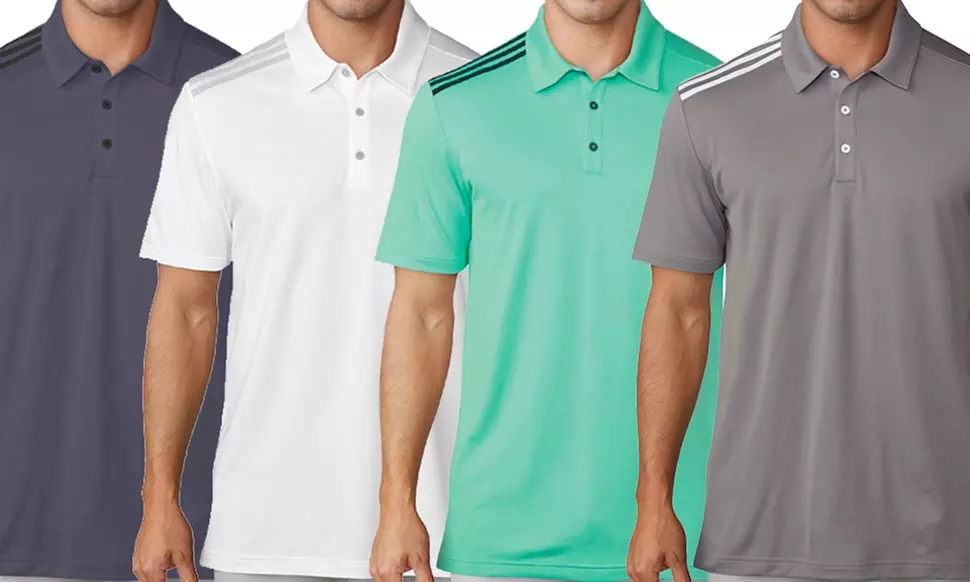 Adidas Golf Men's Essential 3-Stripe Golf Polo Shirt - Primary Image