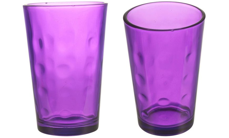 Image 6: Coloured Drinking Glasses Set