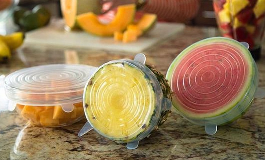 Image 13: Reusable Silicone Food Covers