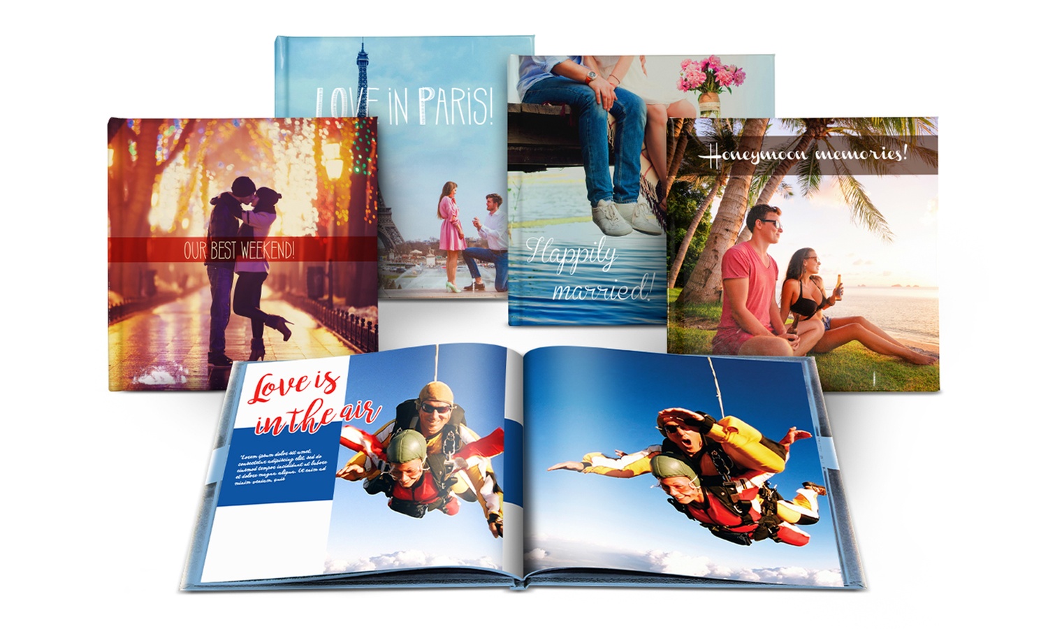 One, Two or Three 20cm x 20cm Hardcover Photobooks from Printerpix