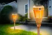Solar-Powered Bamboo Tiki Torch (1-, 2-, or 4-Pack) - Second Medium