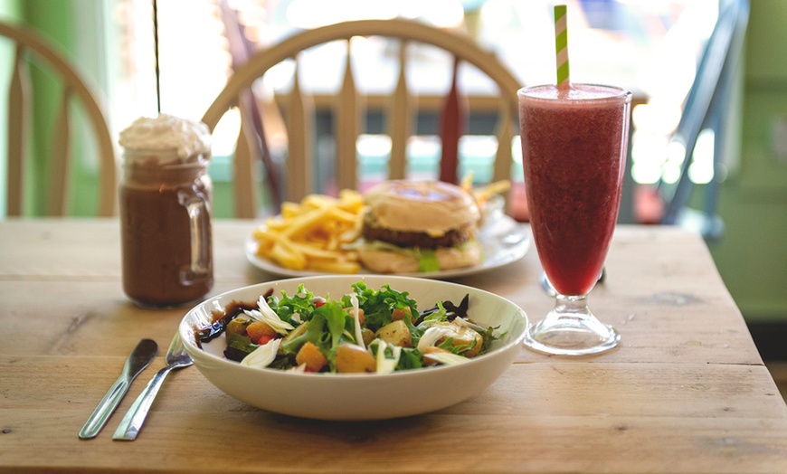 Image 7: Vegan Meal with Hot Drink