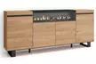 Sideboard mit LED-Elektrokamin in der Farbe nach Wahl - Second Medium