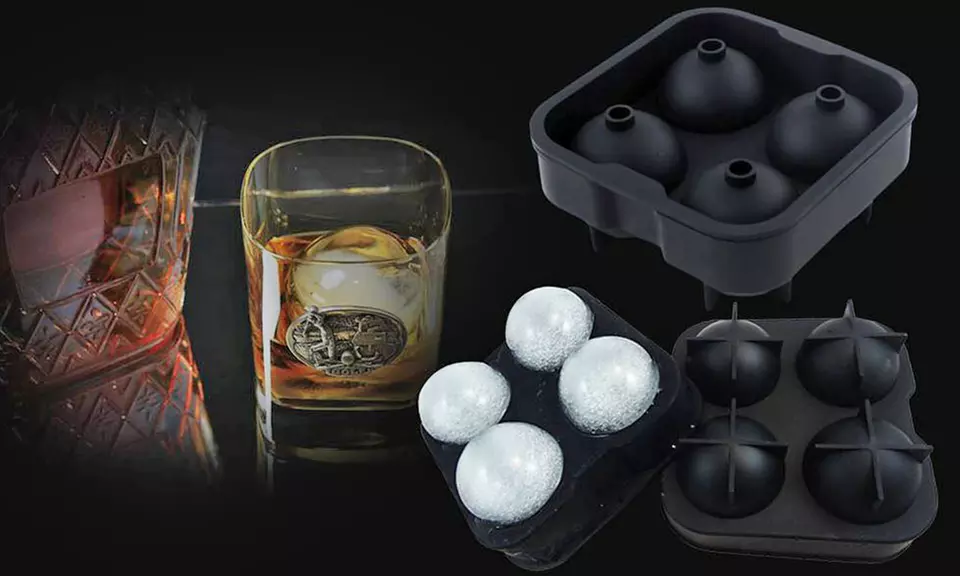 One, Two, or Four Round Ice Cube Moulds - Image 4