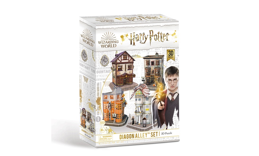 Image 4: Harry Potter 3D Puzzle Set - Diagon Alley or Hagrid's Hut