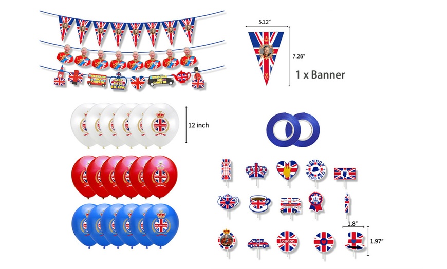 Image 3: King Charles Coronation Decoration Pack