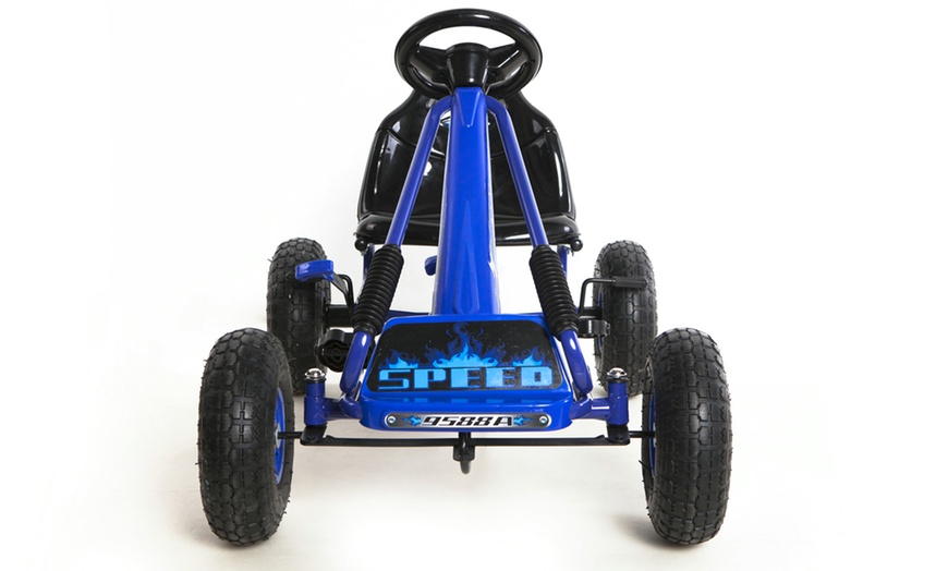 Image 21: Kids' Manual Go Kart with Lights