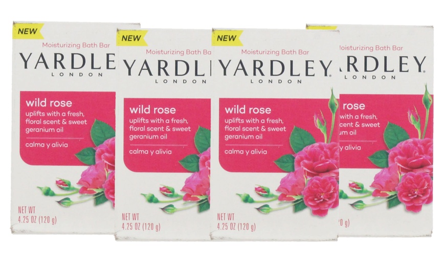 Image 8: Four-Pack of Yardley Soap