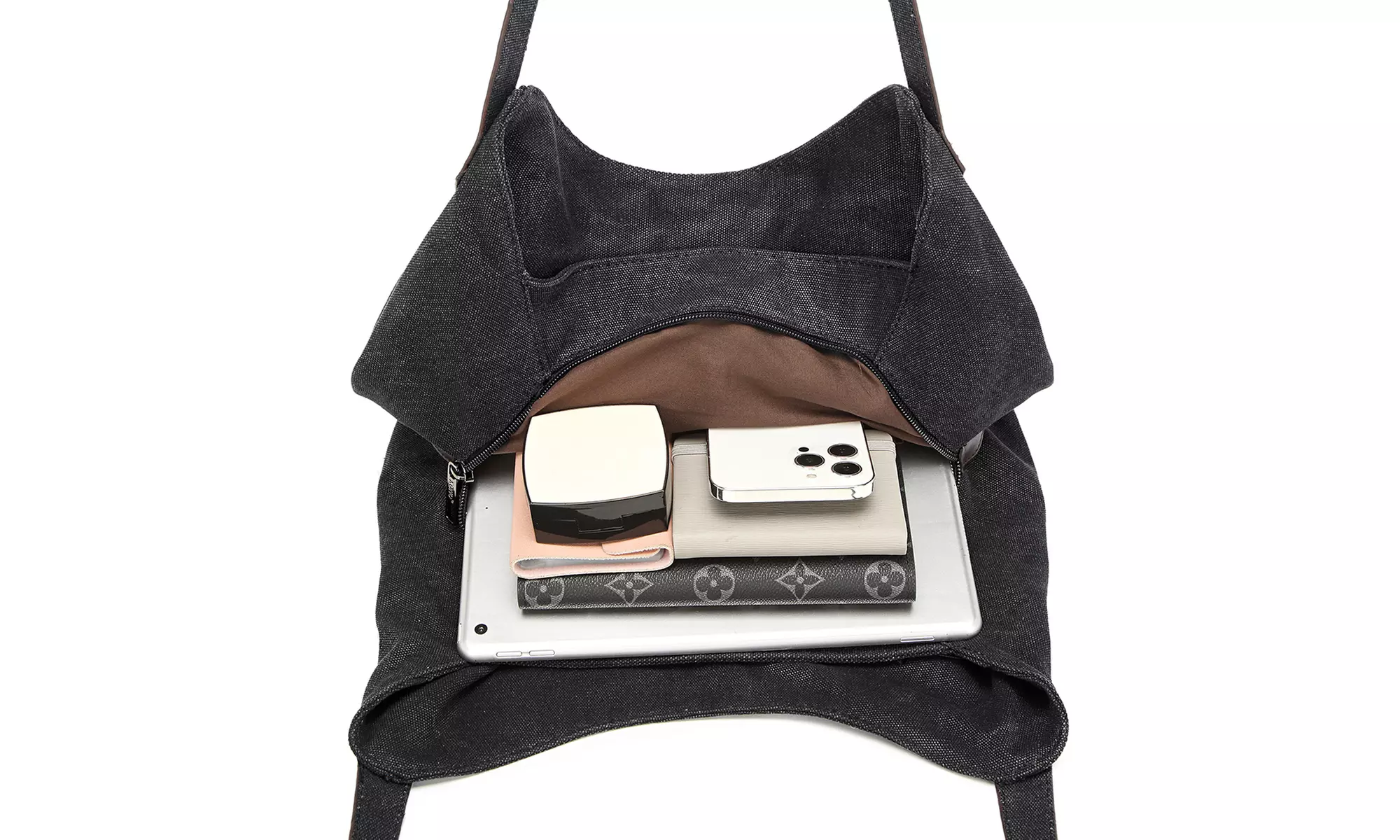 KONO Multipurpose Canvas Shoulder Tote Bag Shopping Bag