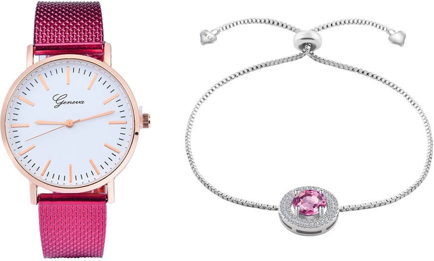 Image 2: Set con orologio e braccialetto