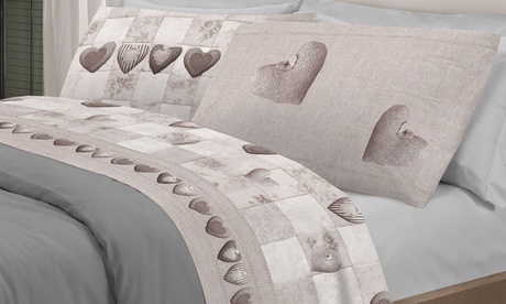 Completo letto Patchwork disponibile in 3 dimensioni e colori