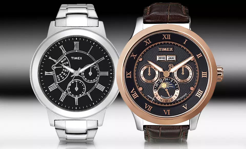 Timex Men's Sport Luxury Watches in Silver or Brown; from $47.99–$69.99. Free Returns. - Primary Image
