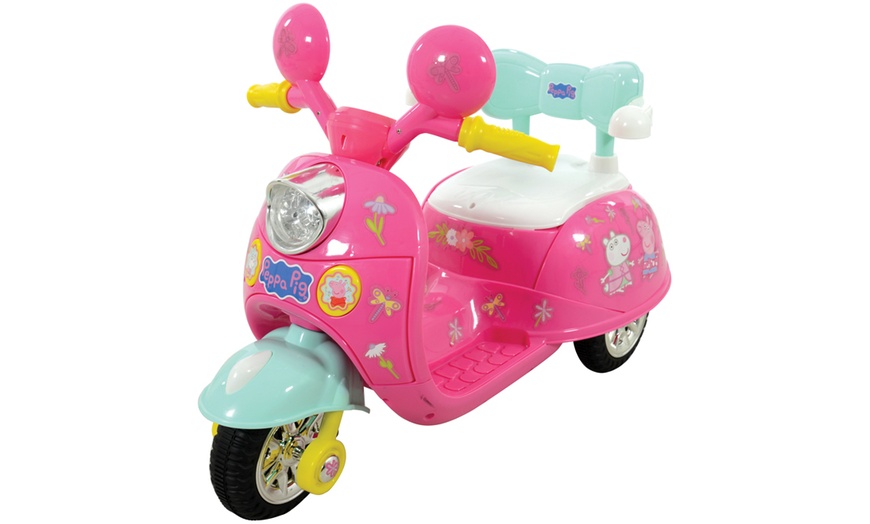 Image 2: Peppa Pig 6V Ride-On Motorbike