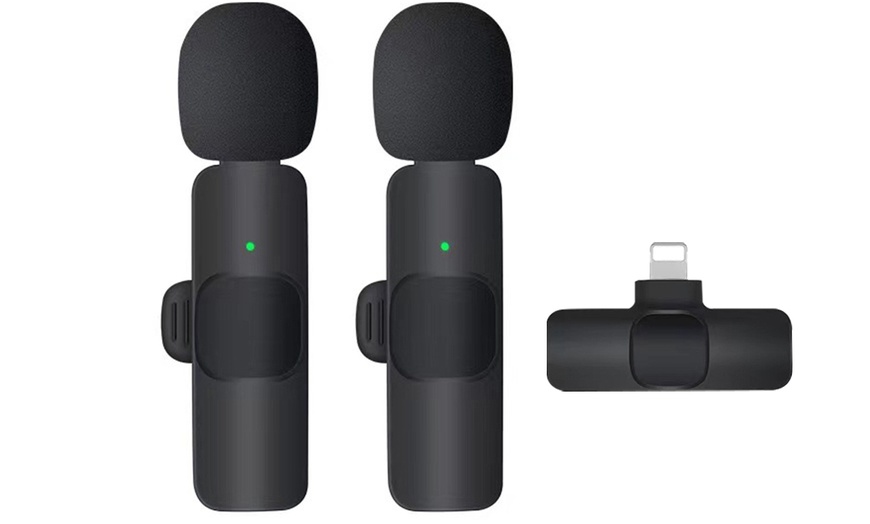 Image 4: One or Two Sets of Wireless Lavalier Microphones 