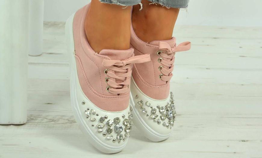 Image 13: Women's Lace-Up Trainers