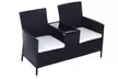 Outsunny Rattan-Effect Double-Seat Chair - Image 3