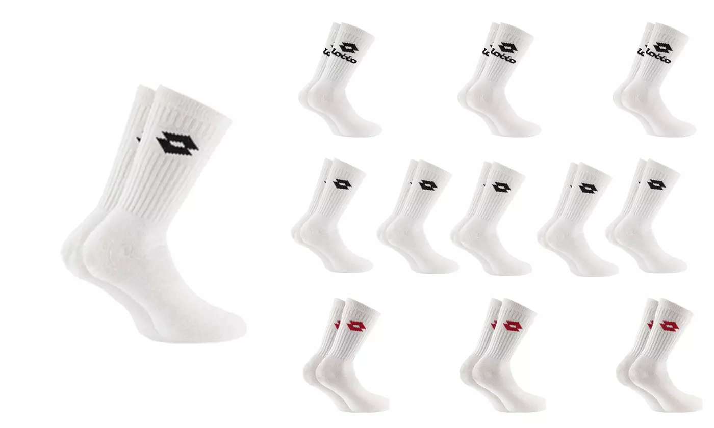 8, 12 o 16 paia di calze in cotone Lotto