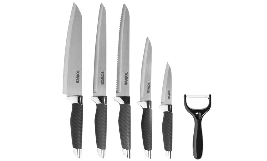 Image 2: Tower 6-Piece Knife Set 