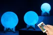 Globrite 3D-LED-Lampe in Mondform in der Größe und im Modell nach Wahl, optional mit Farbwechsel - Second Medium