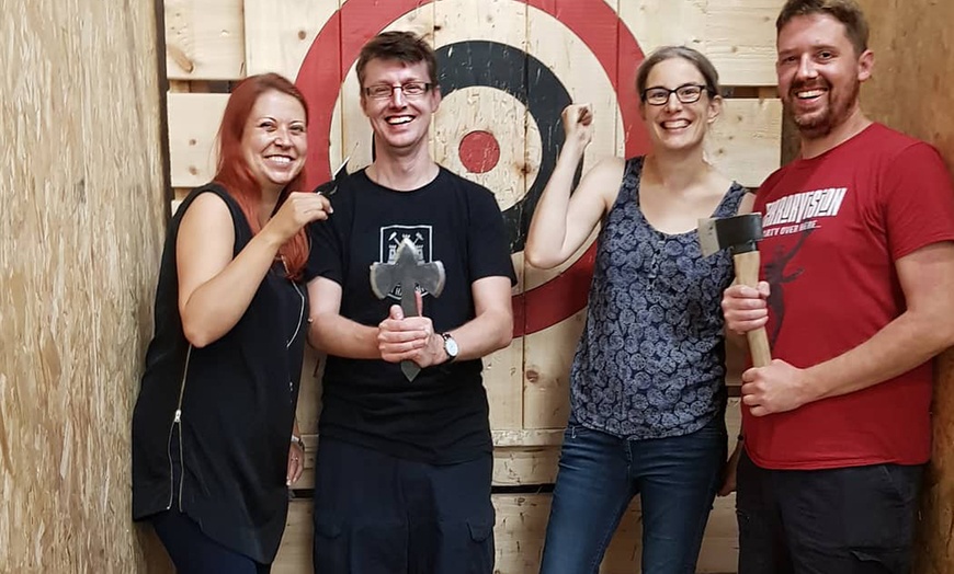 Image 7: Experience the Thrill of Axe Throwing for 1, 2, 4 or 6 People