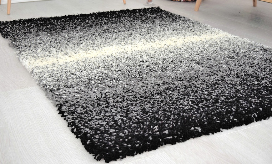 Image 4: Three-Tone Shaggy Rug, 5 Colours