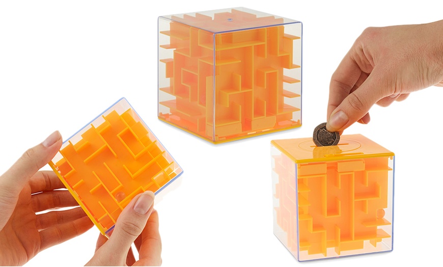 Image 3: Maze Puzzle Money Box