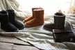 Snow Paw Sheepskin Lined Suede Boots - Second Medium
